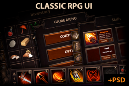 经典RPG界面合集 | Classic RPG UI