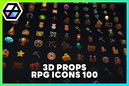 3D Props - RPG Icons 100