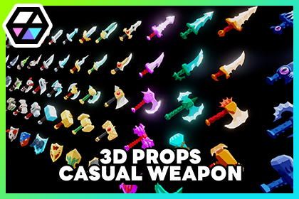3D Props - Casual Weapon Icon