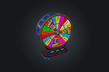 Lucky Spin Machine V4（幸运转盘机）– 赌场博彩 | 游戏就绪 PBR | 兼容 Built-in 与 URP