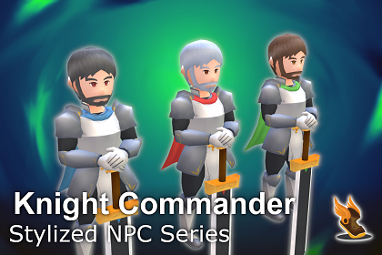 骑士指挥官 Stylized NPC - Knight Commander