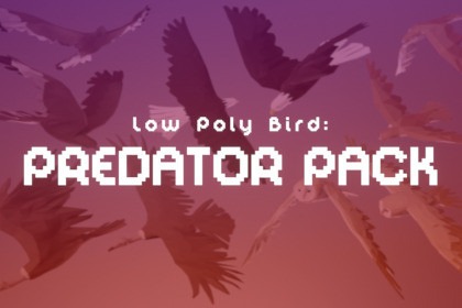 Low Poly Bird: Predator Pack