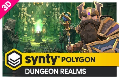 POLYGON - Dungeon Realms Pack - Art by Synty