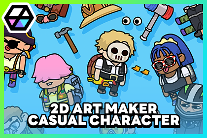 2D Art Maker - Casual Character