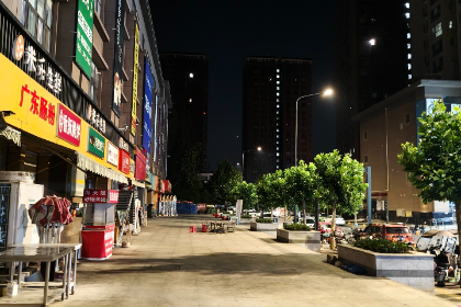 富贵坊居民区实拍夜景 8K LDR 天空盒素材包Xi'an Fugui Residential Night Scene 8K LDR Skybox