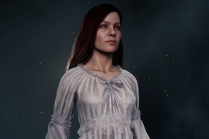 Girl in dress