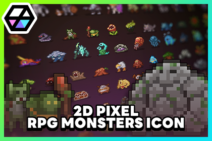 2D Pixel - RPG Monsters Icon