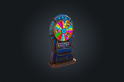 Lucky Spin Machine V3（幸运转盘机）– 赌场博彩游戏 | 游戏就绪 PBR | 兼容 Built-in 与 URP