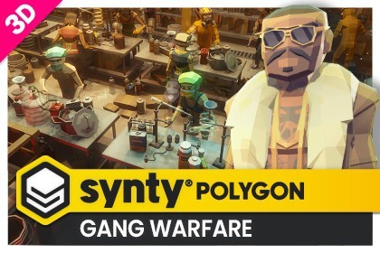 POLYGON - Gang Warfare Pack - Art by Synty
