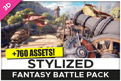 STYLIZED Fantasy Battle Pack - Low Poly 3D Art
