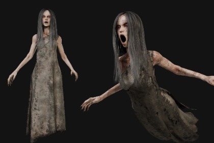 Creepy Flying Girl