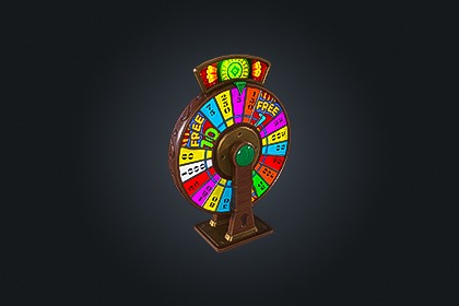 Lucky Spin Machine V2（幸运转盘机）– 赌场博彩游戏 | 游戏就绪 PBR | 兼容 Built-in 与 URP
