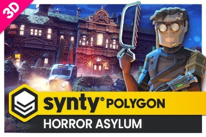 POLYGON - Horror Asylum Pack - Art by Synty