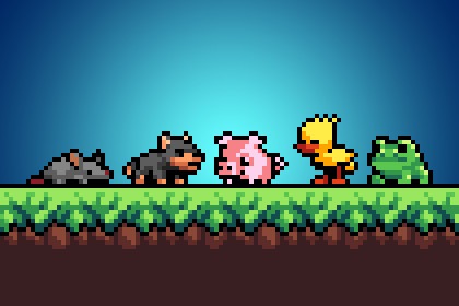 Pixel Monsters Animated Pack #1 - 像素动画怪物资源包 #1