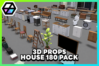 3D Props - House 180 Pack
