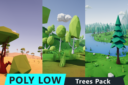 Poly_Low Low Poly Trees Pack