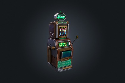 Slot Machine V1（老虎机）– 赌场赌博 | 游戏就绪 PBR | 兼容 Built-in 与 URP