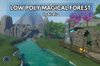 Magical Forest Low poly