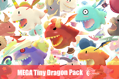 MEGA Tiny Dragon Pack