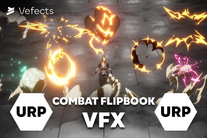 Combat Flipbook VFX - URP