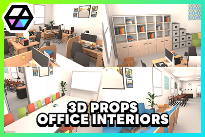 3D Props - Office Interiors