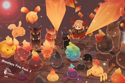 Monsters Fire Pack 3