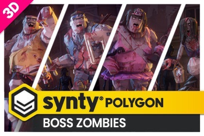 POLYGON - Boss Zombies Pack - Art by Synty