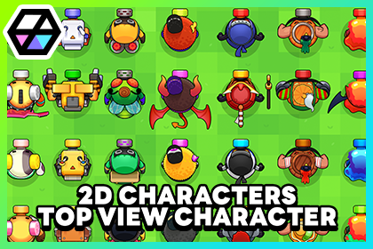 2D Characters - Top View Character