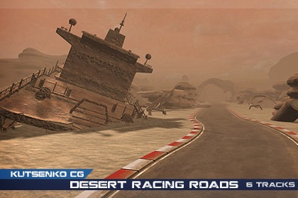 Desert Racing Roads