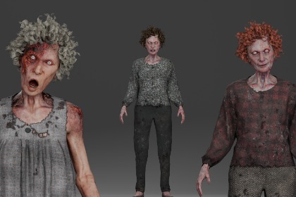Horror Old Woman