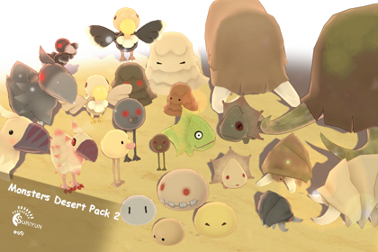 Monsters Desert Pack 2