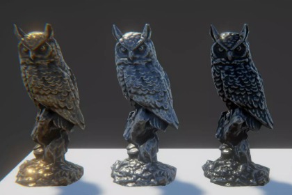猫头鹰雕像 | Owl Statue