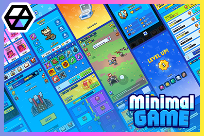 GUI Pro - Minimal Game Blue