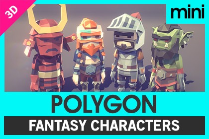 POLYGON MINI - Fantasy Character Pack - Art by Synty