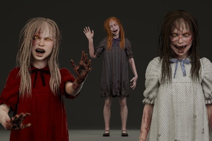 Horror Teenage Girl