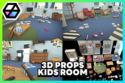 3D Props - Kids Room