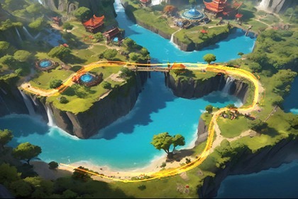 UI 线路特效