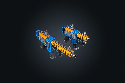 Plasma Weapon V1（等离子武器）– 科幻能量 | 游戏就绪 PBR | 兼容 Built-in 与 URP