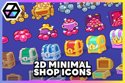 2D Minimal - Shop Pack Icons