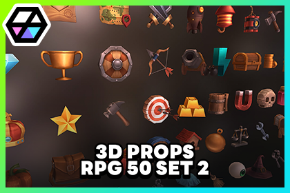 3D Props - RPG 50 Set2