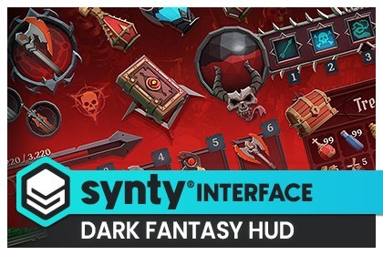 Dark Fantasy HUD - Synty INTERFACE - GUI