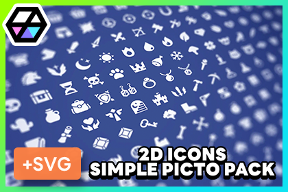 2D Icons - Simple Picto Pack
