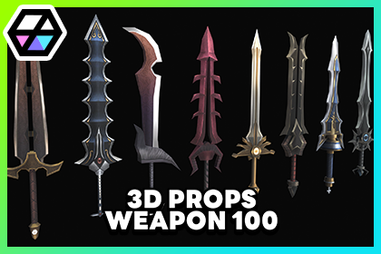 3D Props - Weapon 100