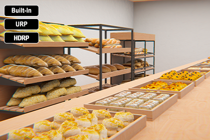 Bakery Bread & Pastry Pack｜面包店面包与糕点道具包
