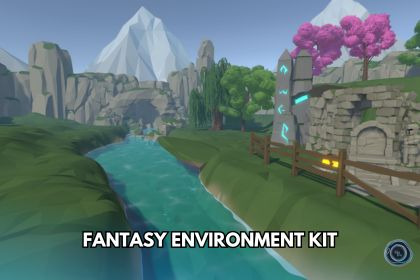 Low Poly Enchanted Forest, Runes & Wildlife – Fantasy Environment Kit