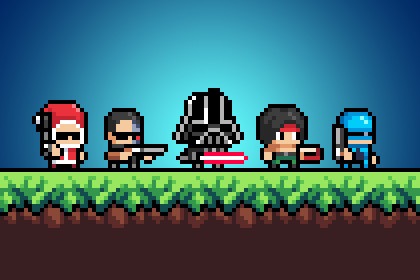 Pixel Hero Maker for 2D shooters - 2D 射击游戏像素英雄制作器