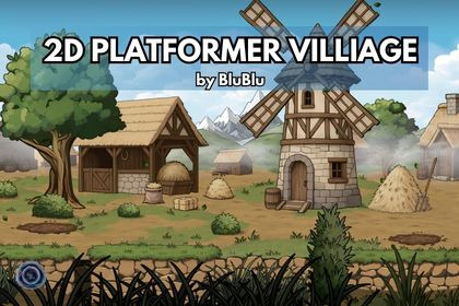 2D Platformer Village - 2D 平台游戏村庄