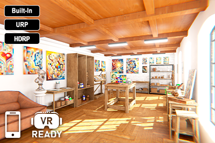 Art Studio VR｜写实艺术工作室环境