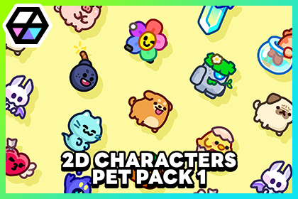 2D Characters - Pet Pack 1