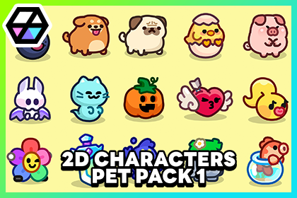 2D Characters - Pet Pack 1